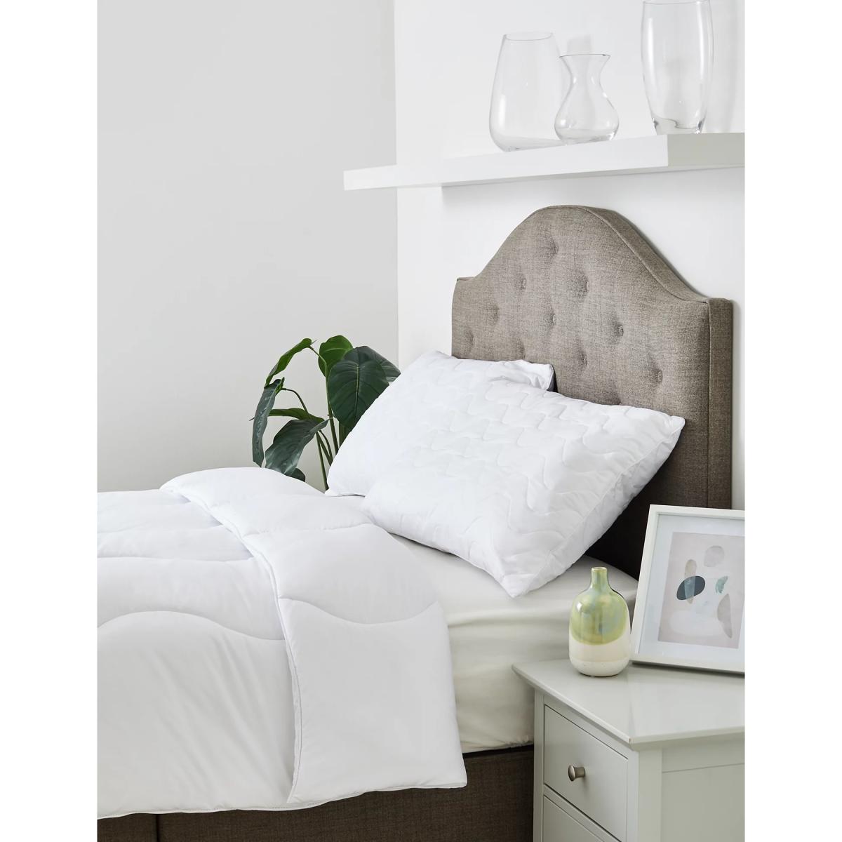 M&S Body Sensor™ 7.5 Tog Duvet - SGL - White, White – image 3