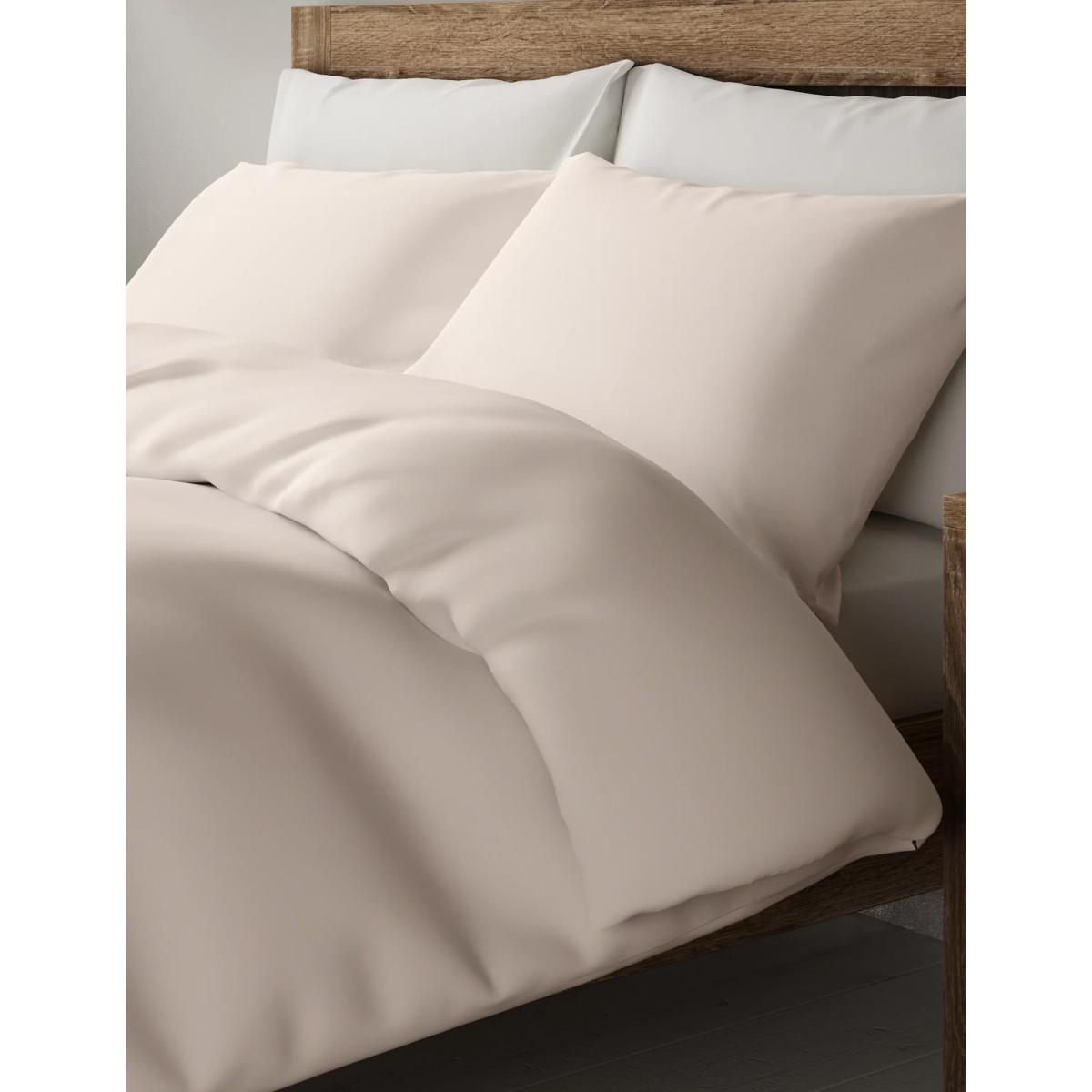 M&S Bamboo Blend Duvet Cover - SGL - Grey, Grey,Cream,Mid Blue – image 4
