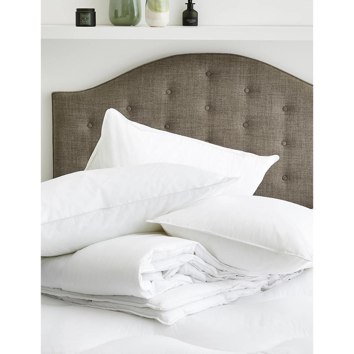M&S Supremely Washable 10.5 Tog Duvet - 5FT - White, White – image 7