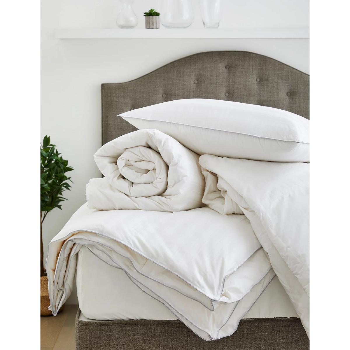 M&S Autograph Luxury Hungarian Goose Down 4.5 Tog Duvet - 6FT - White, White – image 6