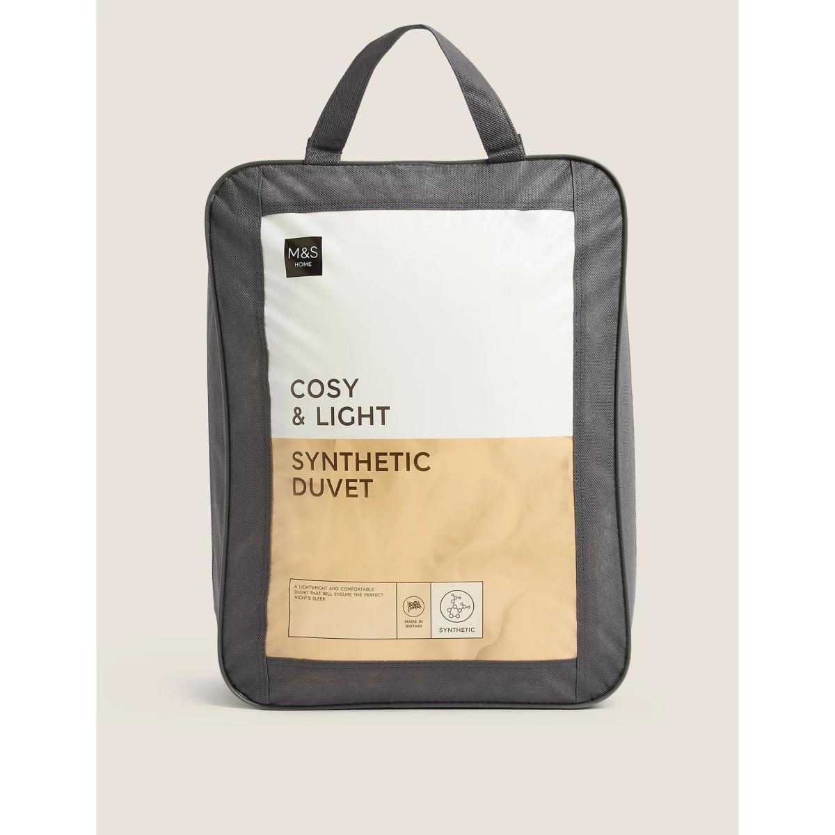 M&S Cosy & Light 15 Tog Duvet - DBL - White, White – image 2