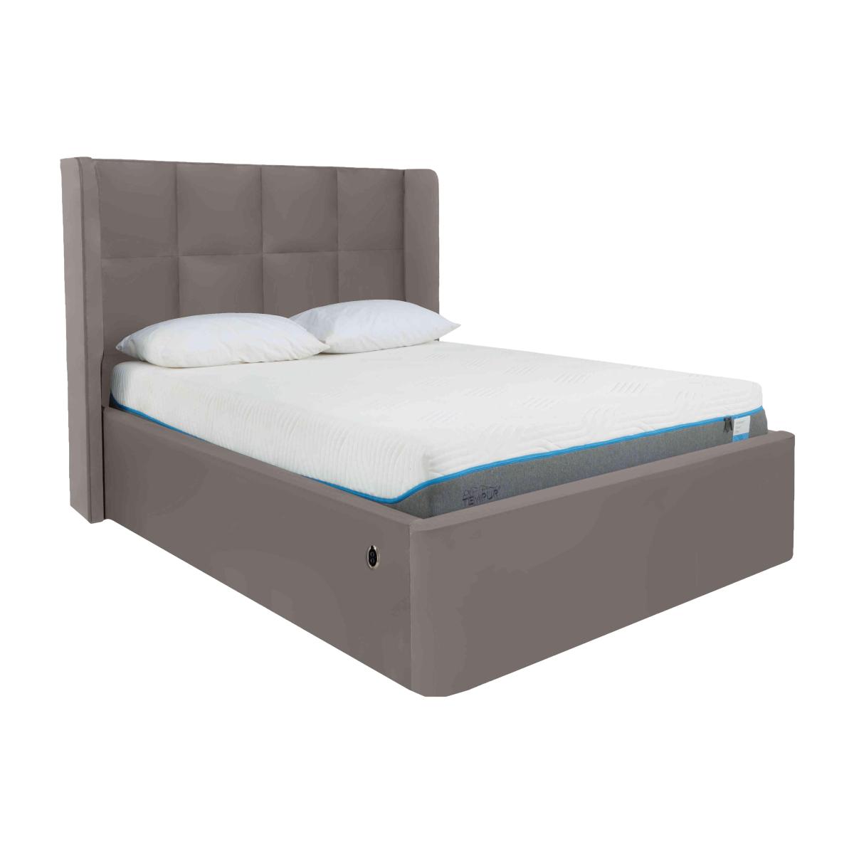 Shiva Electric Ottoman Bed Frame - Super King - Sanderson Potters Clay – image 1
