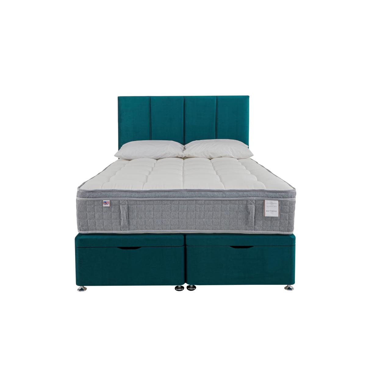 Millbrook - PureTech 3000 Pillow Top End Ottoman Divan Set - Super King - Black – image 3