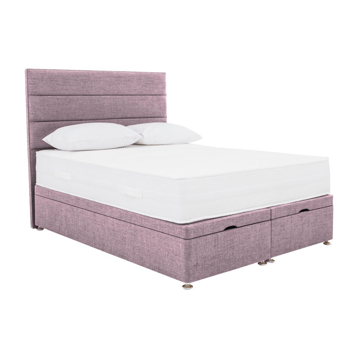 Sleep Story - Hybrid 2000 End Lift Ottoman - Super King - Purple