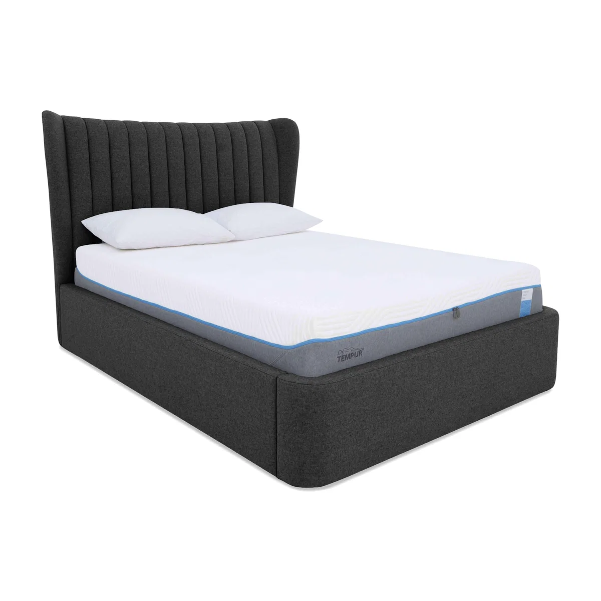 TEMPUR - Horton Ottoman Bed Frame - Super King - Slate – image 1