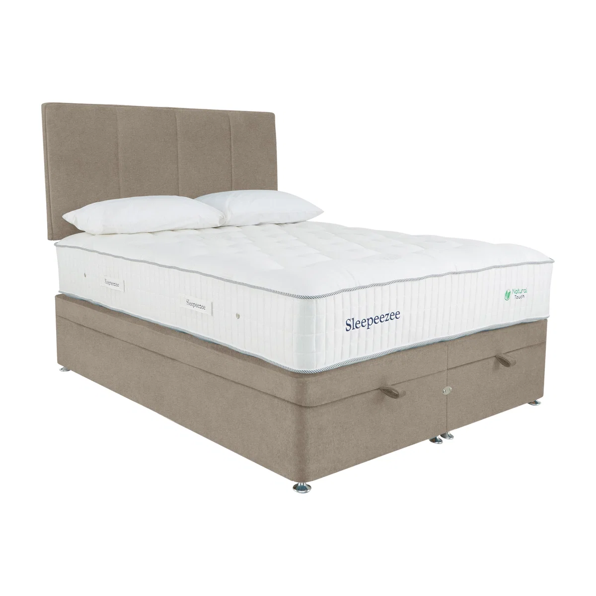 Sleepeezee - Natural Touch 3000 End Ottoman Divan Set - Super King - Beige – image 1