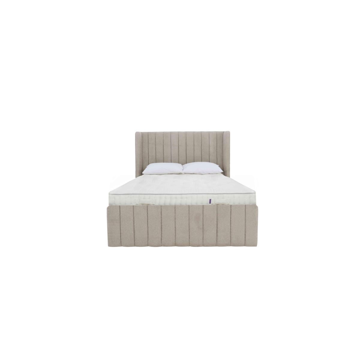 Eira Low Foot End Electric Ottoman Bed Frame - Super King - Velvet Lilac – image 4