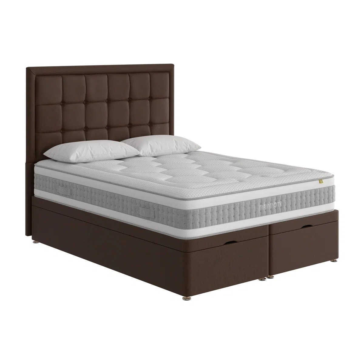 Mammoth - Prestige Plus 4000 End Ottoman Divan Set - Super King - Brown
