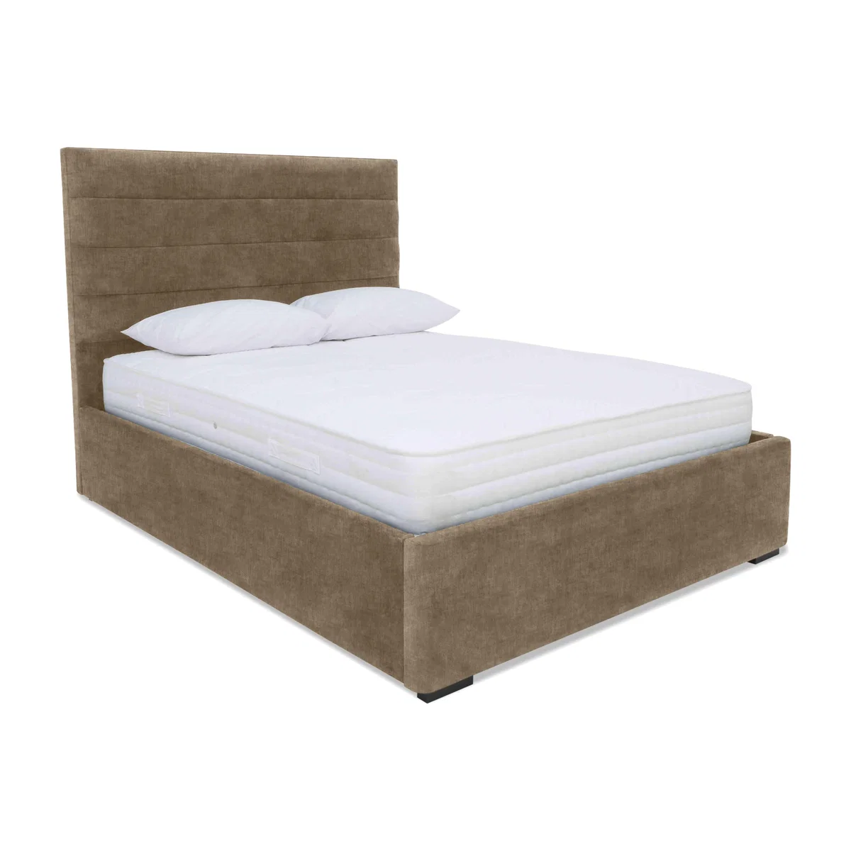 Sleep Story - Horizon Ottoman Bed Frame - Super King - Lace Caramel – image 1