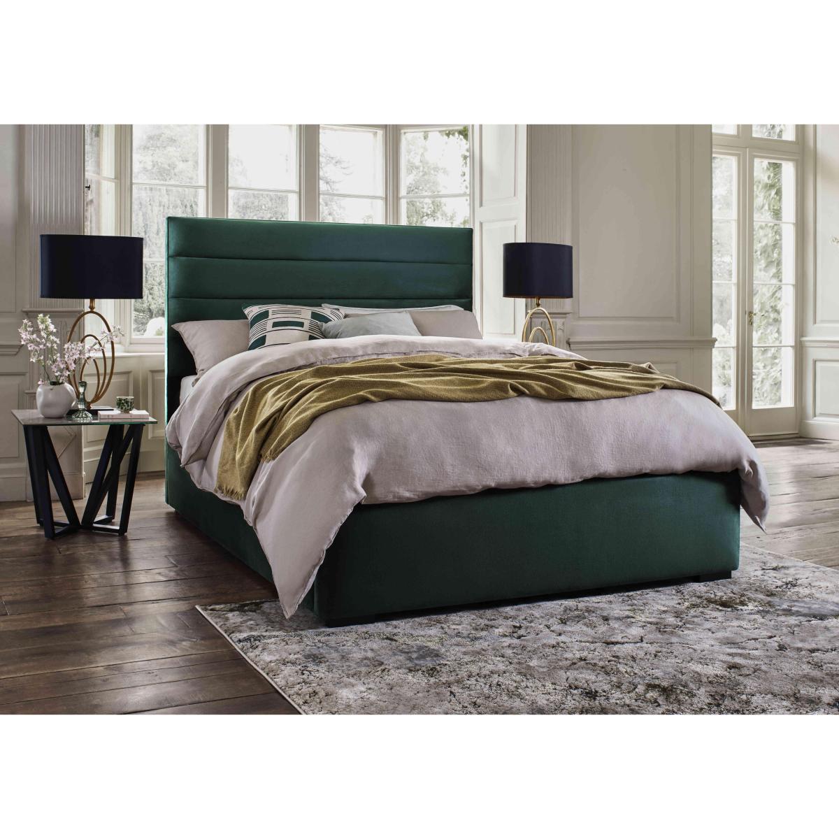 Sleep Story - Horizon Ottoman Bed Frame - Super King - Plush Lilac – image 2