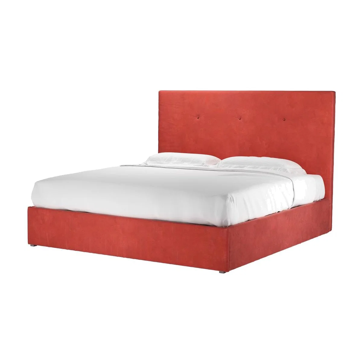 Avery 130cm Super King Ottoman Bed in Wild Raspberry Smart Velvet - sofa.com