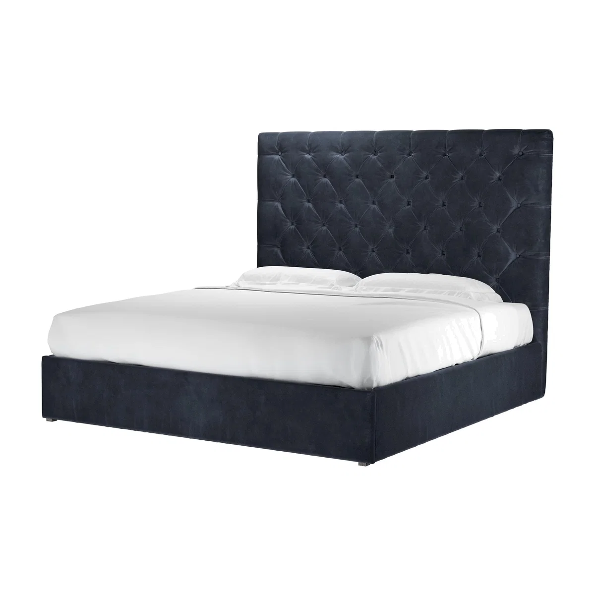 Rosalie 150cm Super King Ottoman Bed in Mercury Cashmere Velvet - sofa.com – image 1