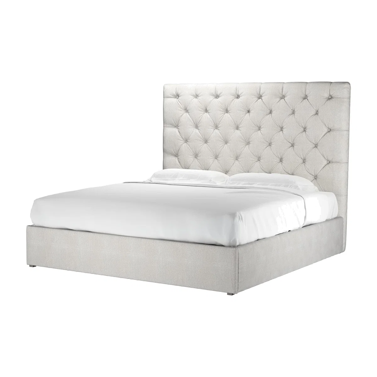 Rosalie 150cm Super King Ottoman Bed in Shell Heathland Weave - sofa.com – image 1