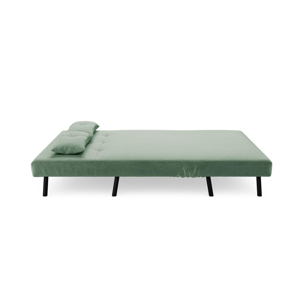 Phoebe Double Velvet Sofa Bed Velvet Grey – image 8
