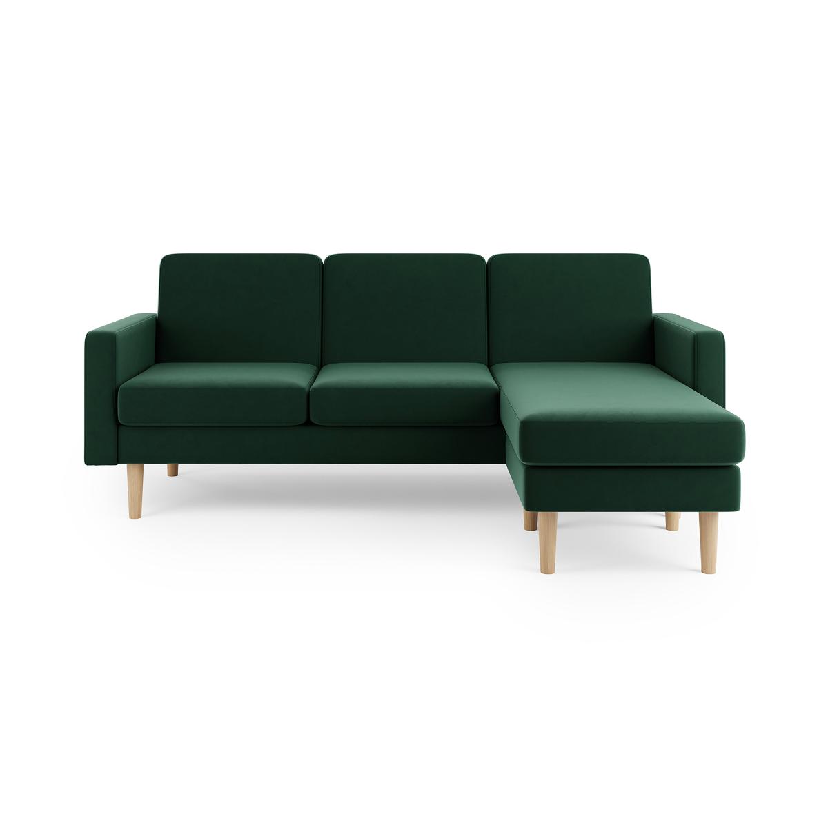 Jacob Velvet Corner Sofabed Bottle (Green) – image 6