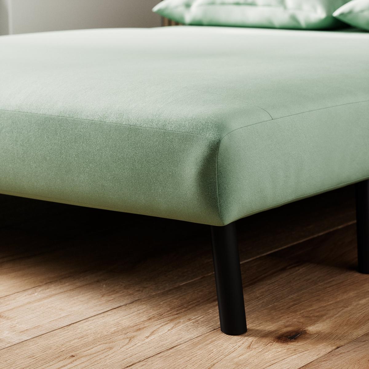 Phoebe Double Velvet Sofa Bed Cosy Velvet Bottle Green – image 5
