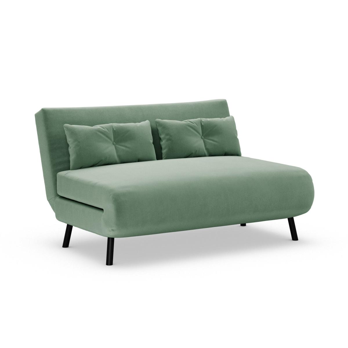 Phoebe Double Velvet Sofa Bed Cosy Velvet Bottle Green – image 7