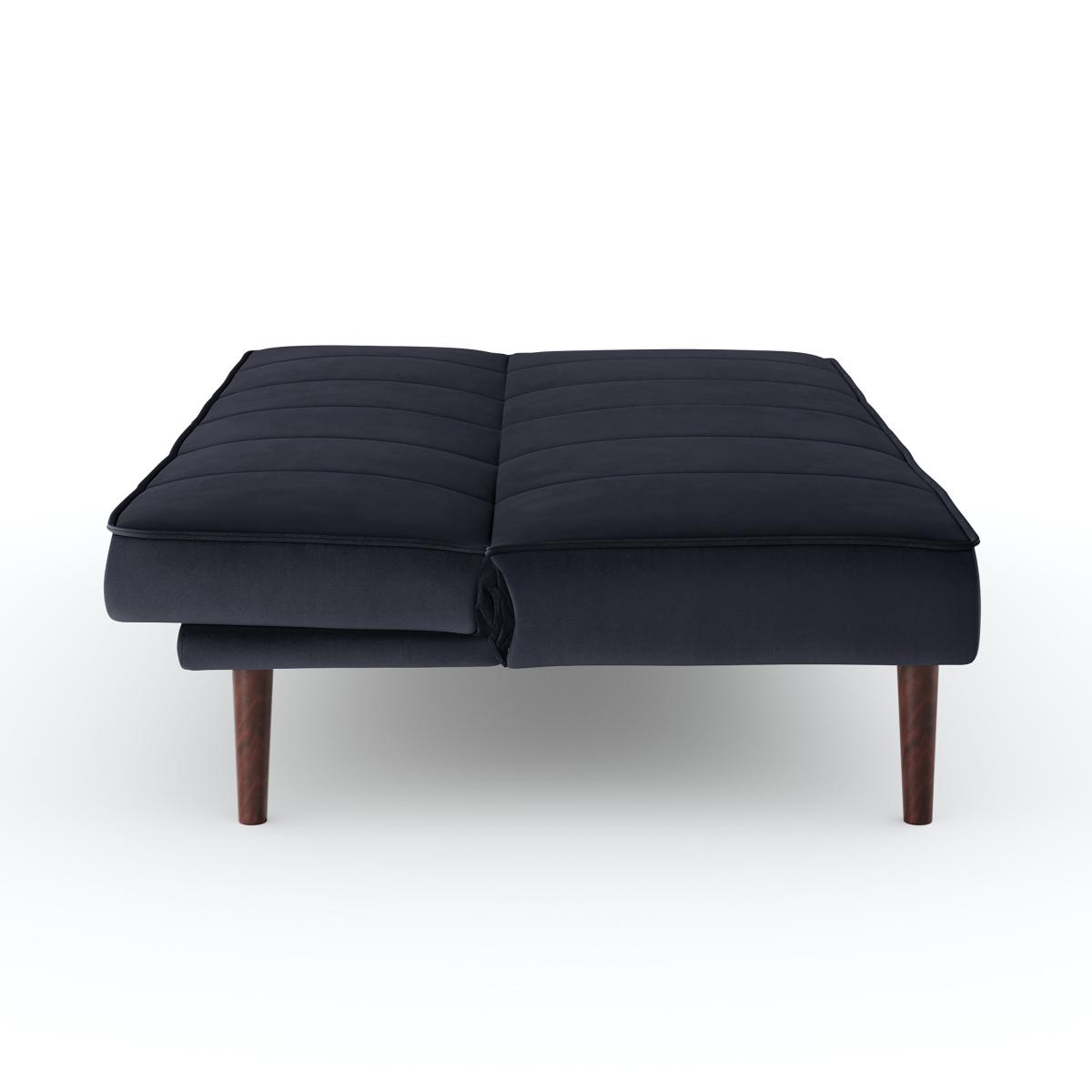 Cole Velvet Clic Clac Sofa Bed Luxe Navy – image 7
