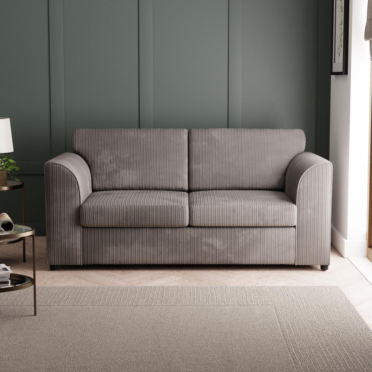 Blake Jumbo Cord Sofa Bed Grey – image 2