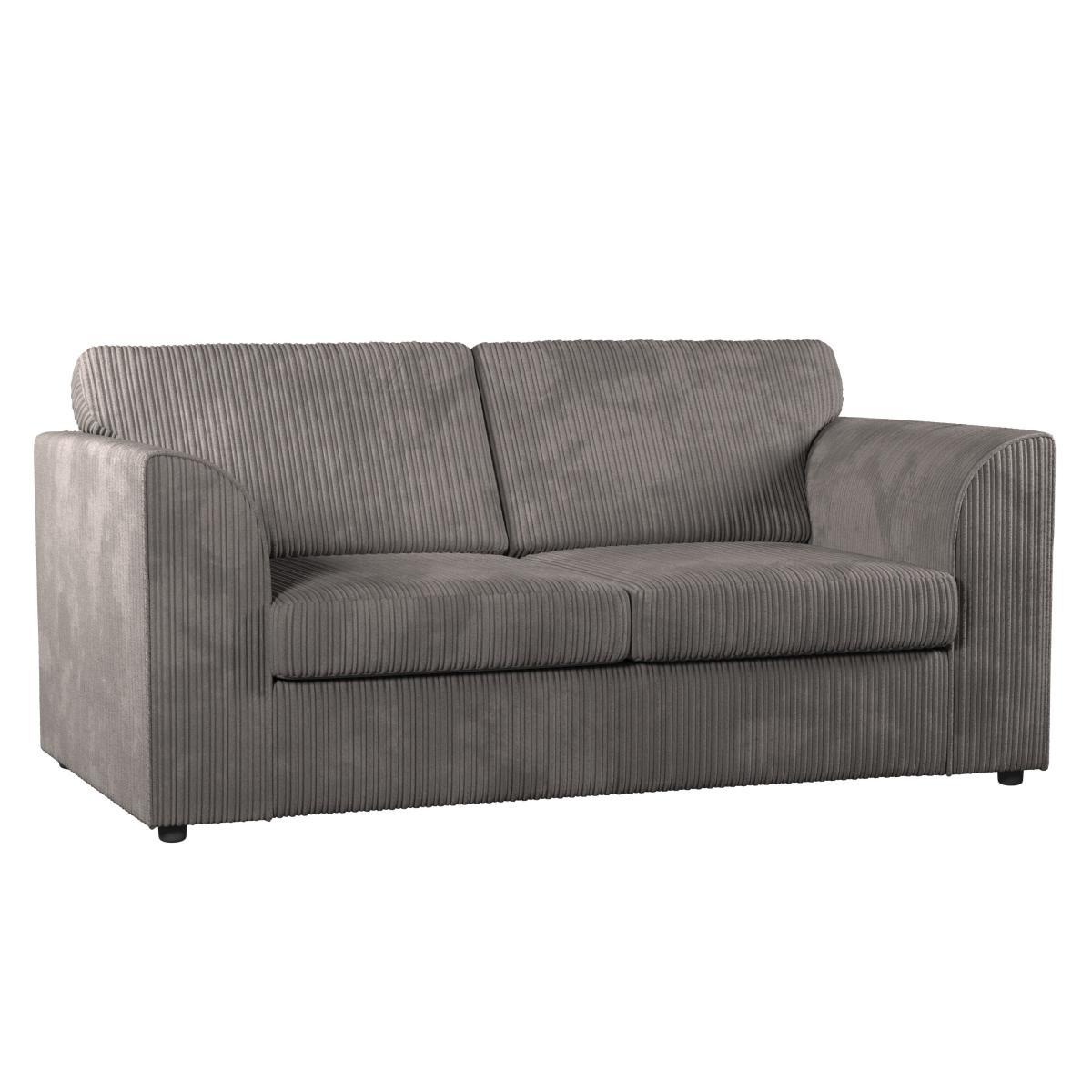 Blake Jumbo Cord Sofa Bed Grey – image 3