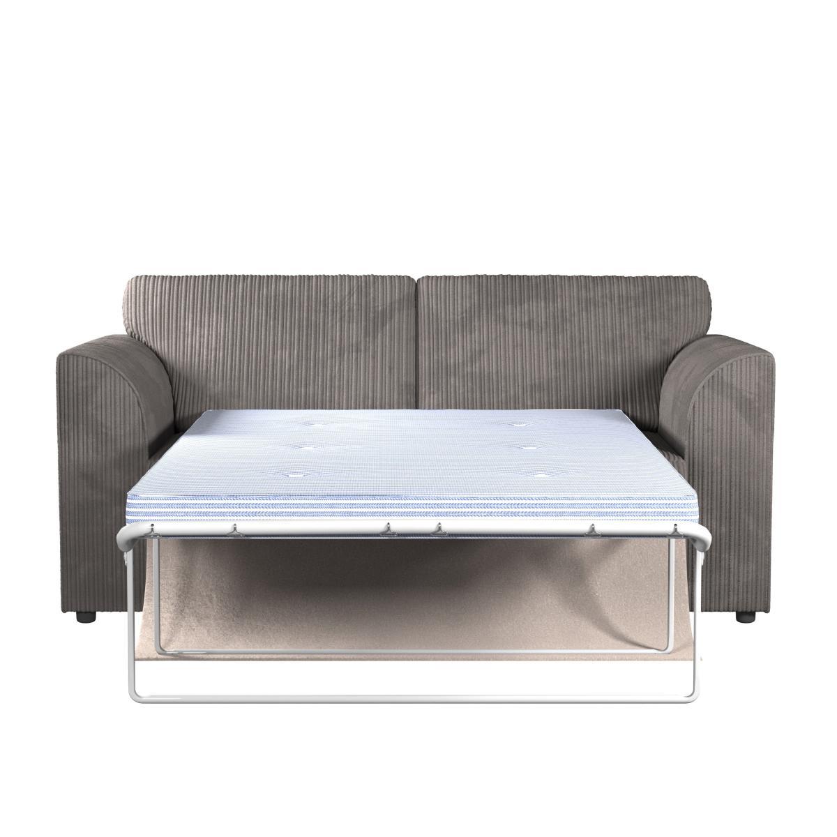 Blake Jumbo Cord Sofa Bed Grey – image 5