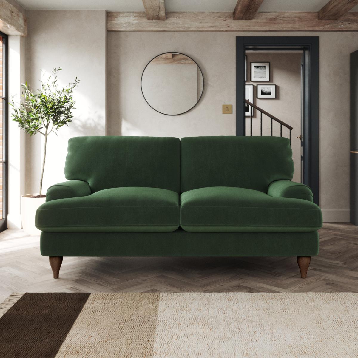 Darwin Sofa Bed Cosy Velvet Bottle Green – image 6