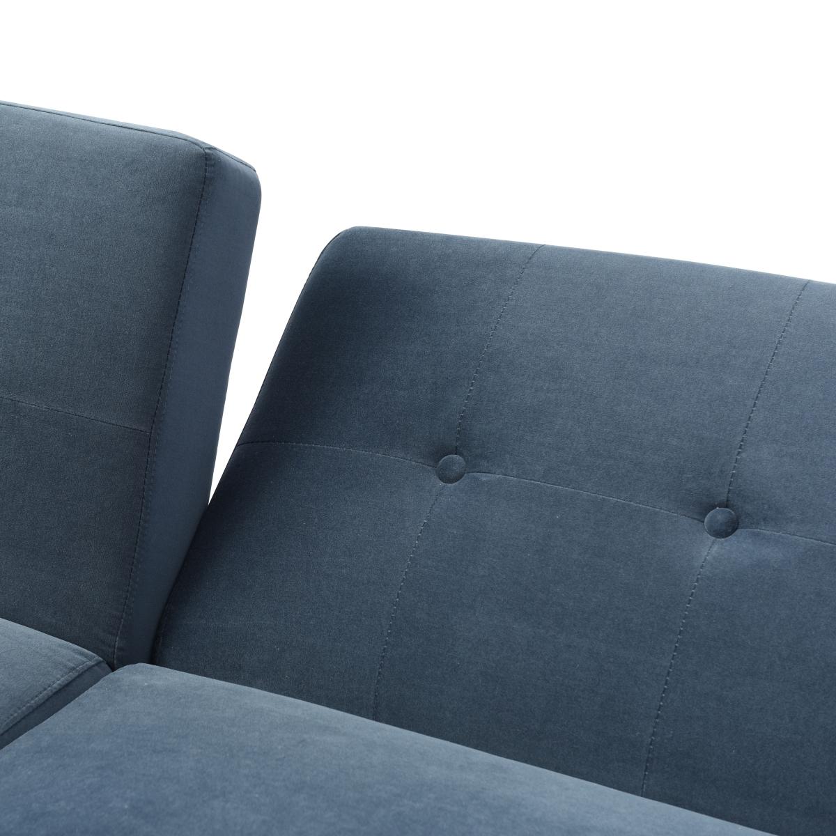 Bobby Velvet 3 Seater Sofabed Ink Ink (Blue) – image 7