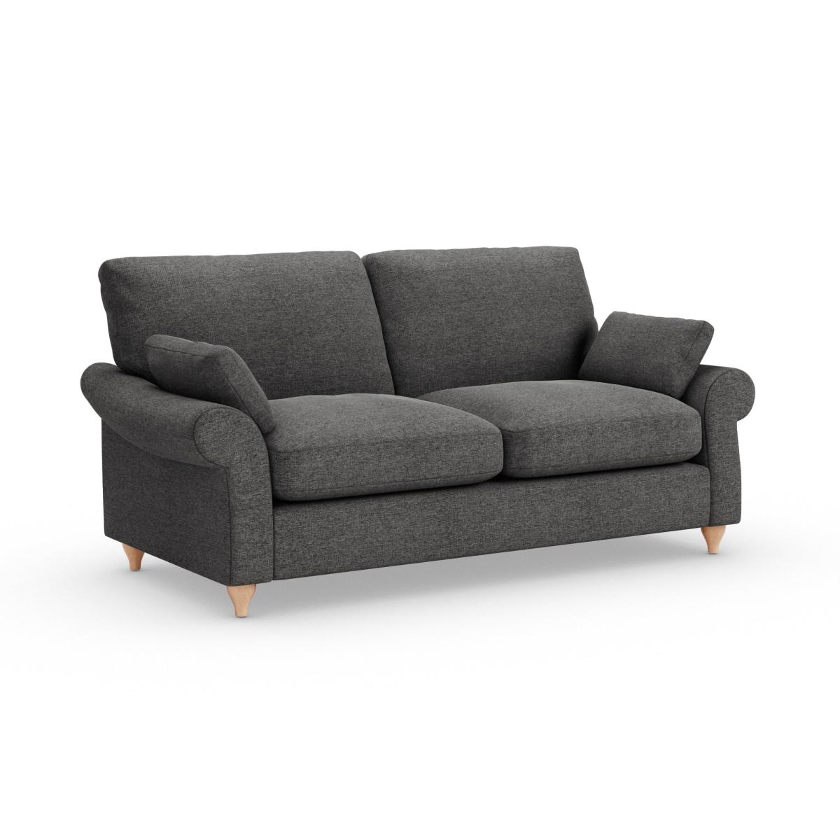 Salisbury Sofa Bed Tonal Weave Charcoal – image 2