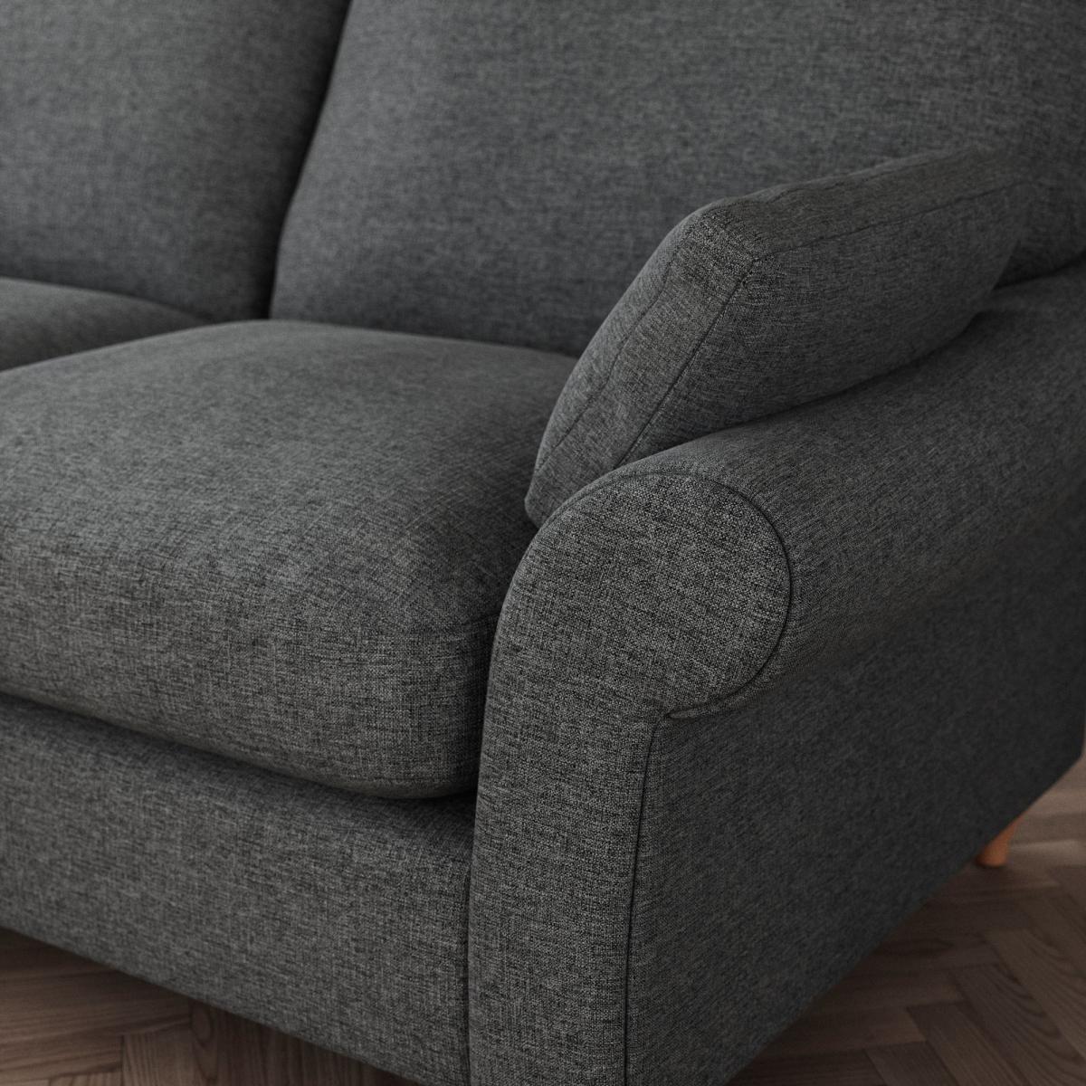 Salisbury Sofa Bed Tonal Weave Charcoal – image 5