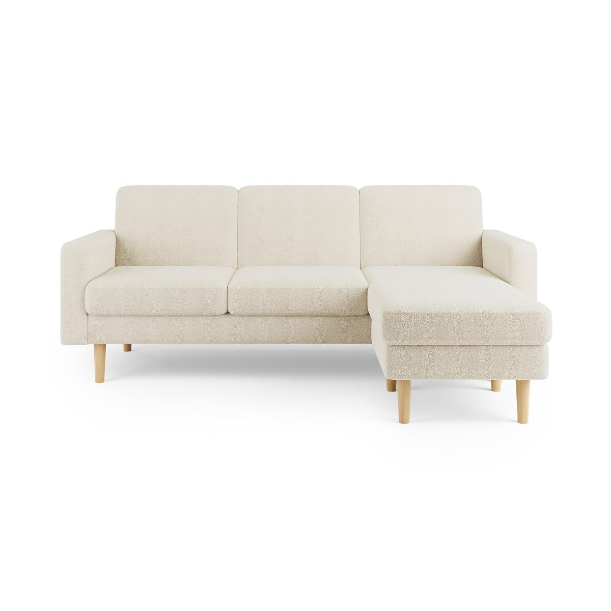 Jacob Sherpa Corner Sofabed Ivory – image 6