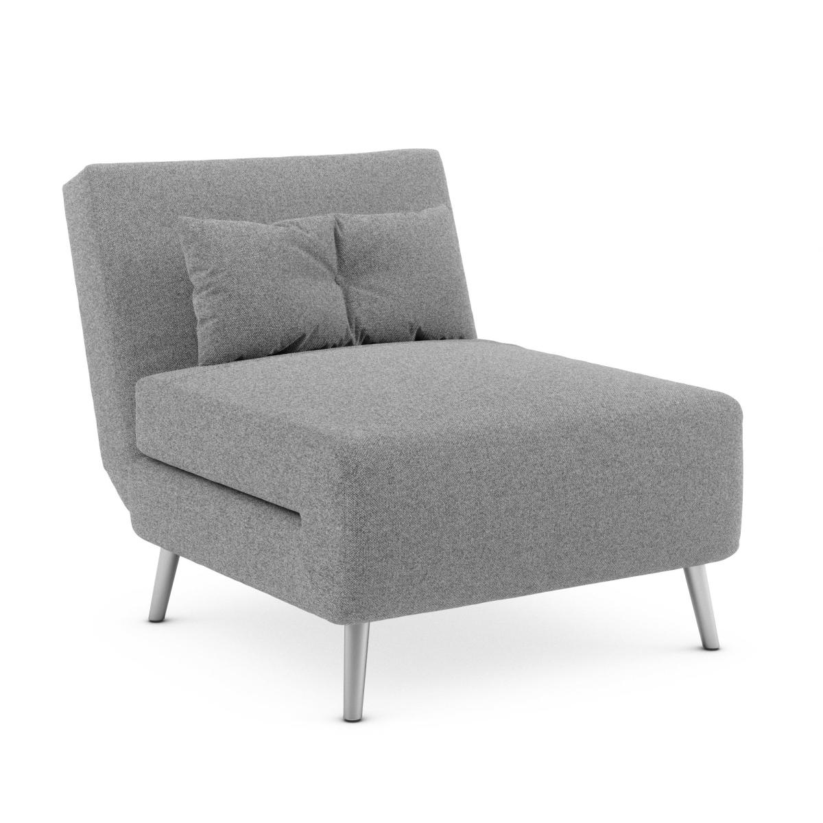 Phoebe Soft Marl Chair Bed Grey – image 2