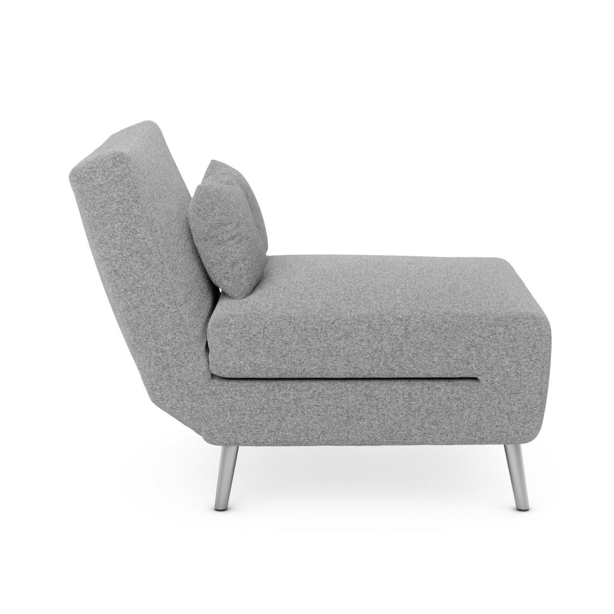 Phoebe Soft Marl Chair Bed Grey – image 5