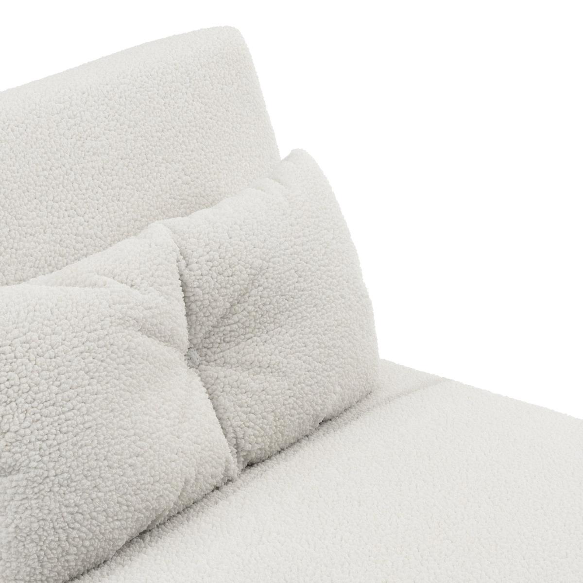Phoebe Sherpa Chair Bed Ivory – image 2