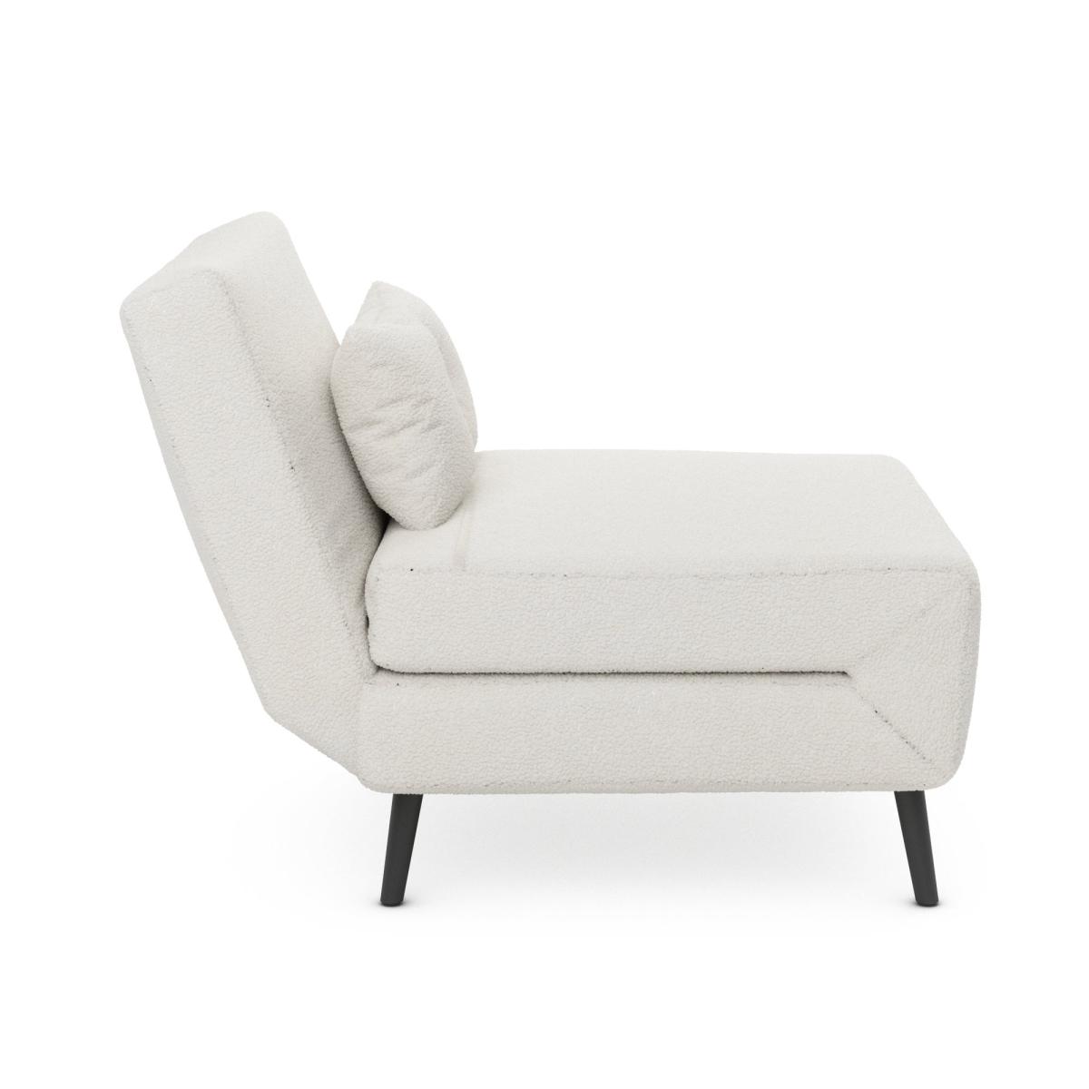 Phoebe Sherpa Chair Bed Ivory – image 5