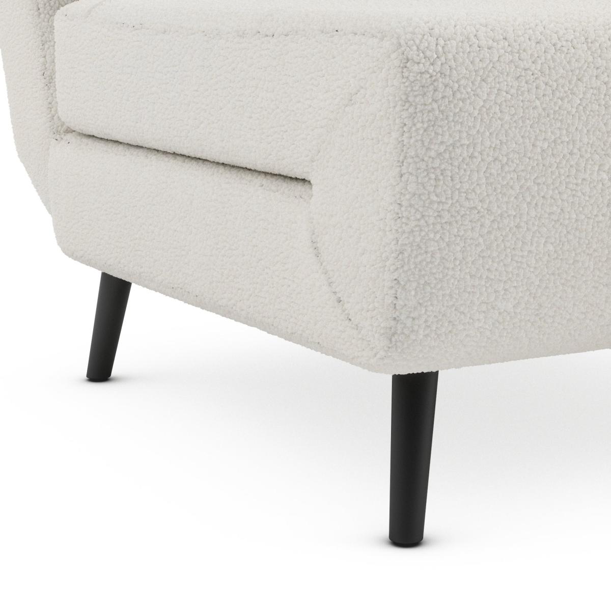 Phoebe Sherpa Chair Bed Ivory – image 8