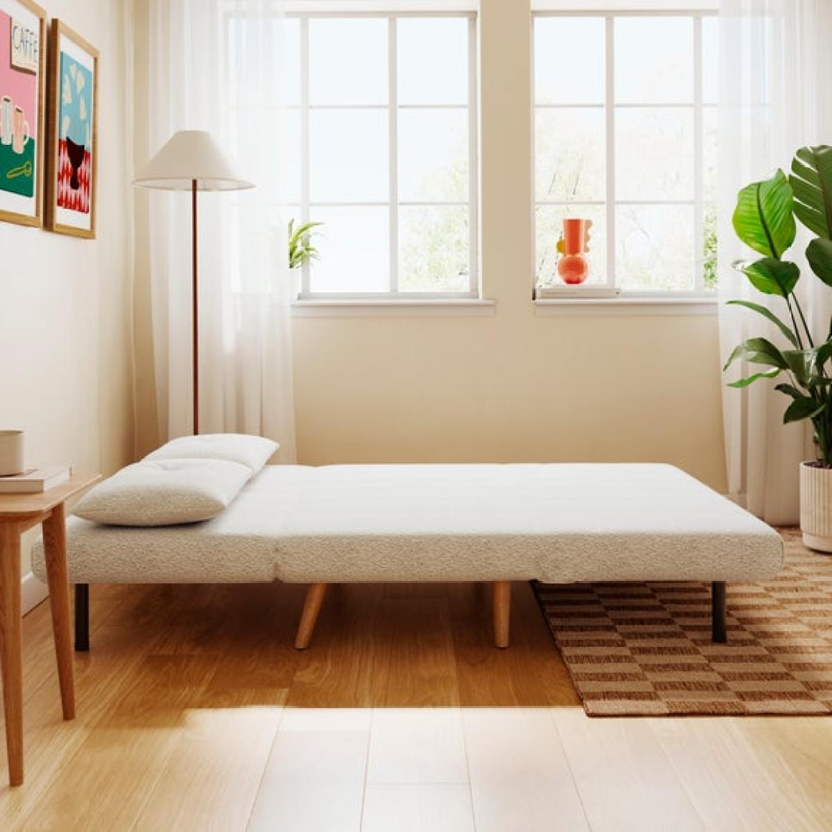 Phoebe Sherpa Small Double Sofa Bed – image 3