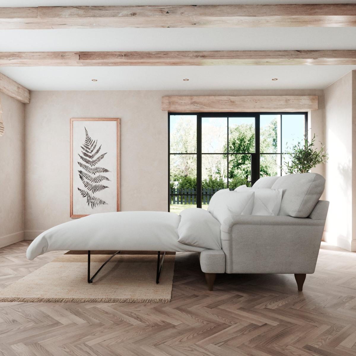 Darwin Sofa Bed Tonal Weave Silver – image 3