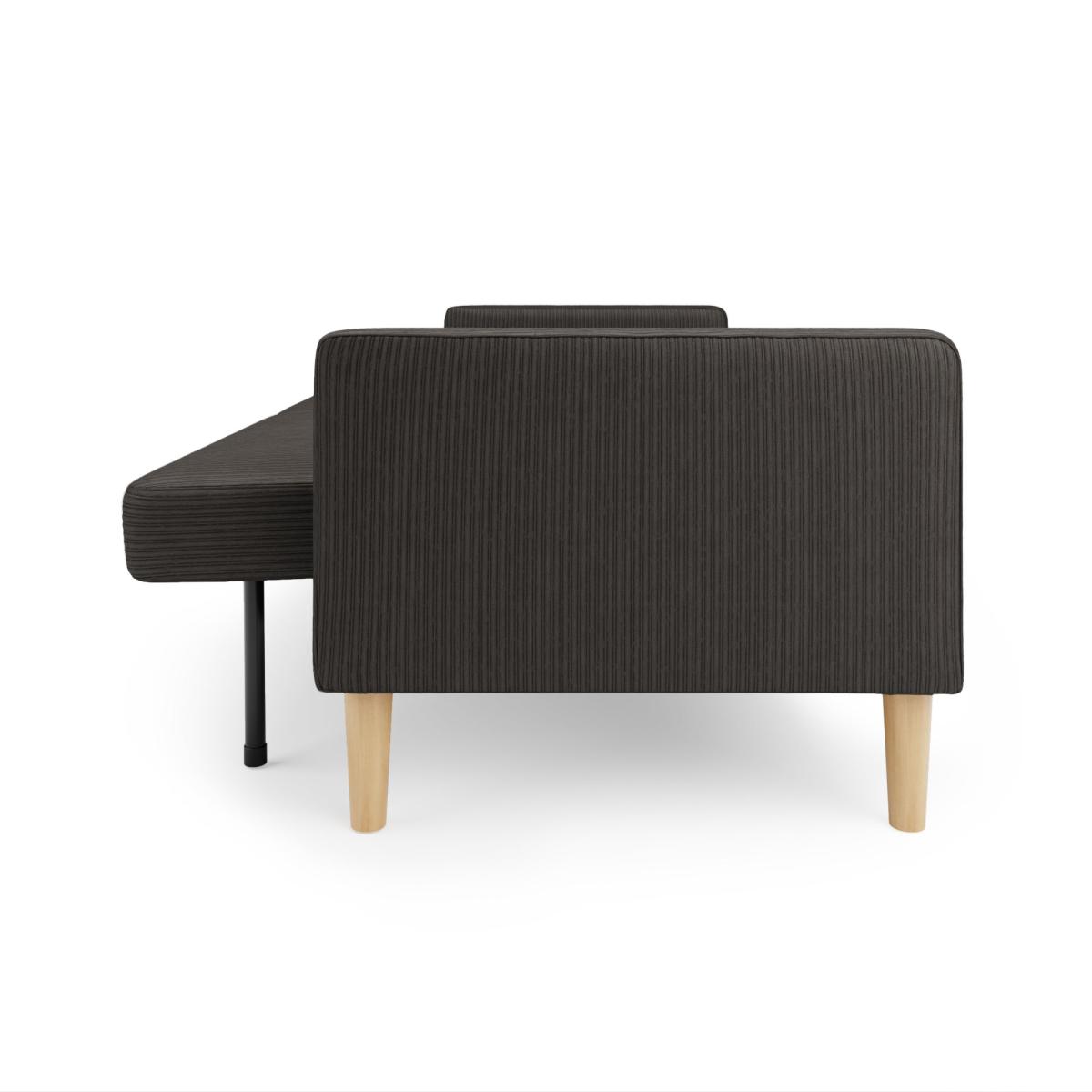 Jacob Cord Sofabed Charcoal Dark Grey – image 7