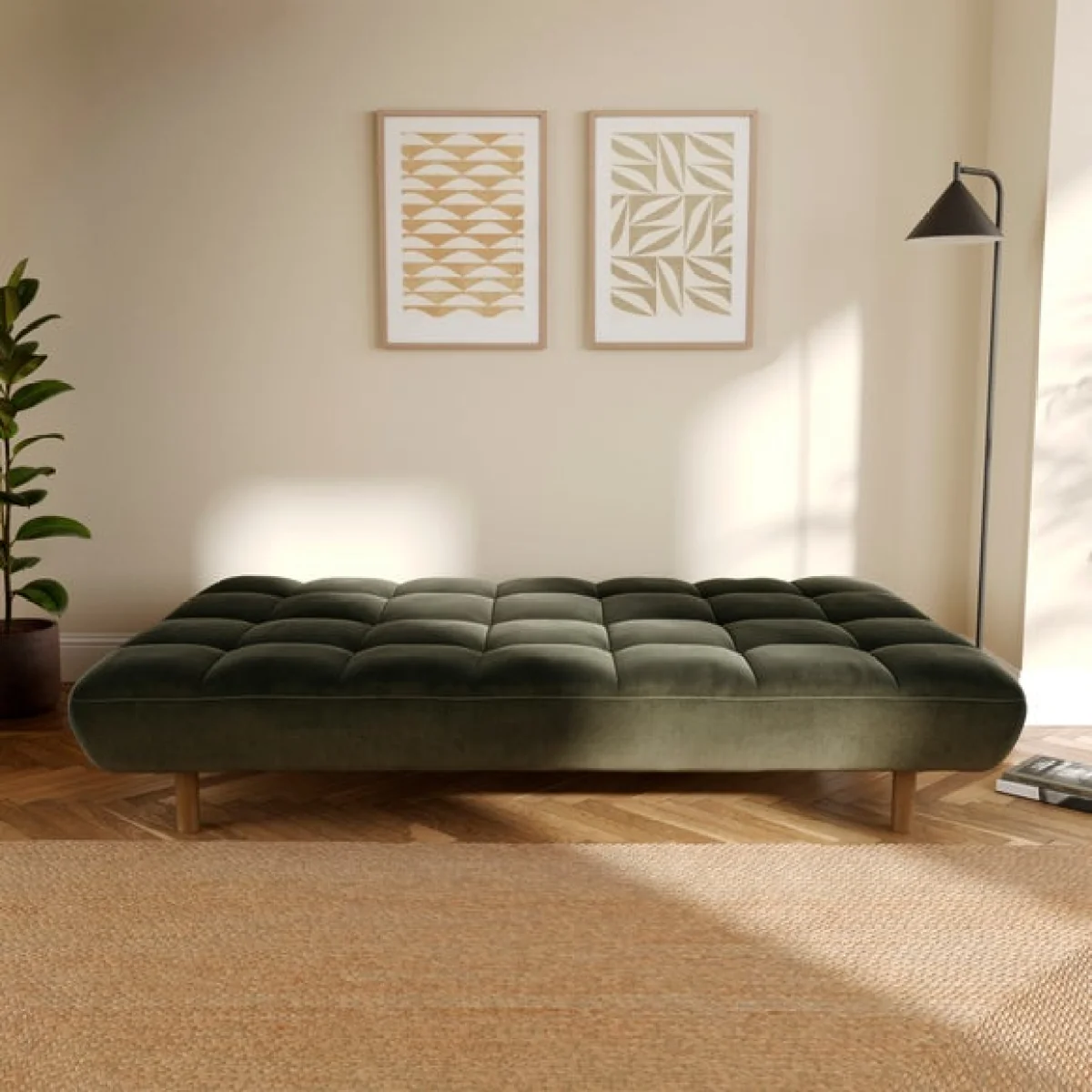 Tayla Velvet Clic Clac Sofa Bed – image 3