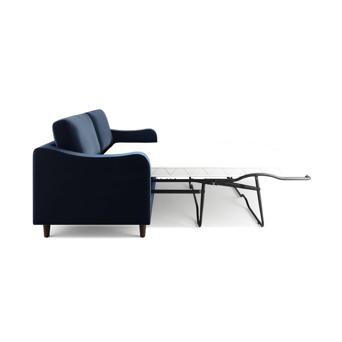 Ellison Velvet Sofa Bed Luxe Navy Navy Blue – image 6