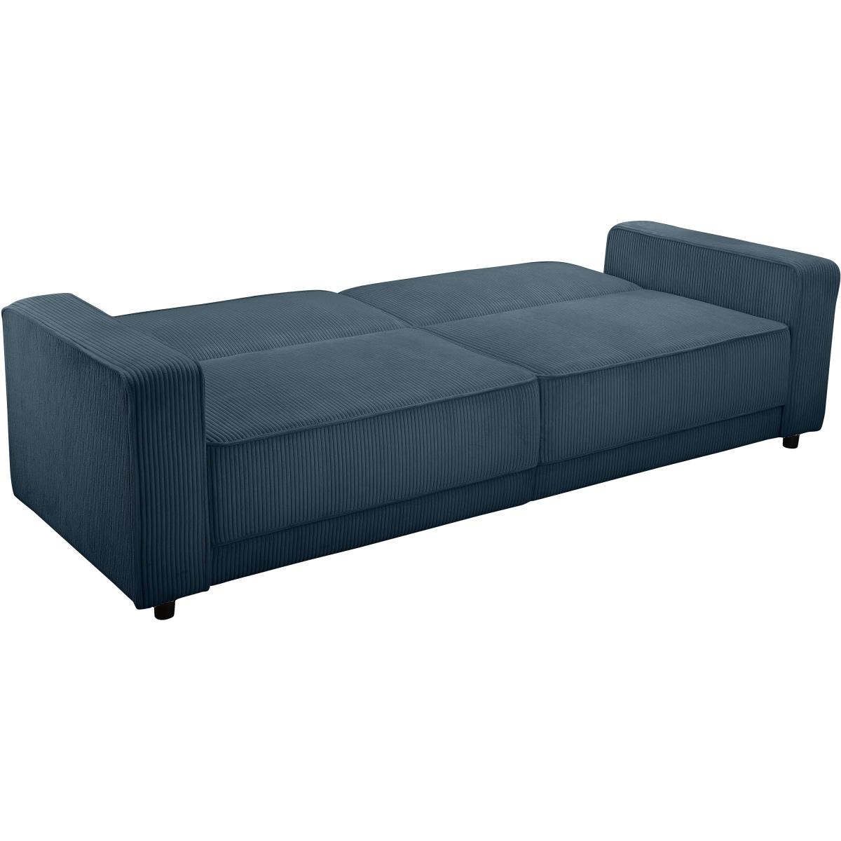 Allie Corduroy 3 Seater Sofa Bed – image 4