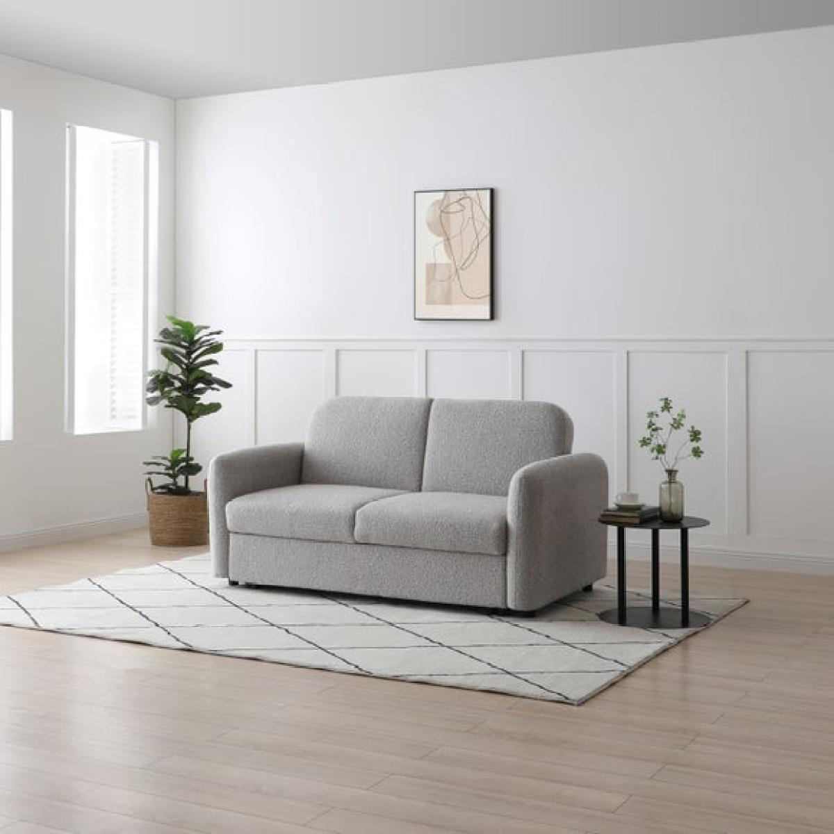 Finty Soft Boucle 2 Seater Pop Up Trundle Sofa Bed – image 2