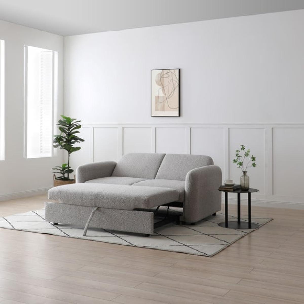 Finty Soft Boucle 2 Seater Pop Up Trundle Sofa Bed – image 4