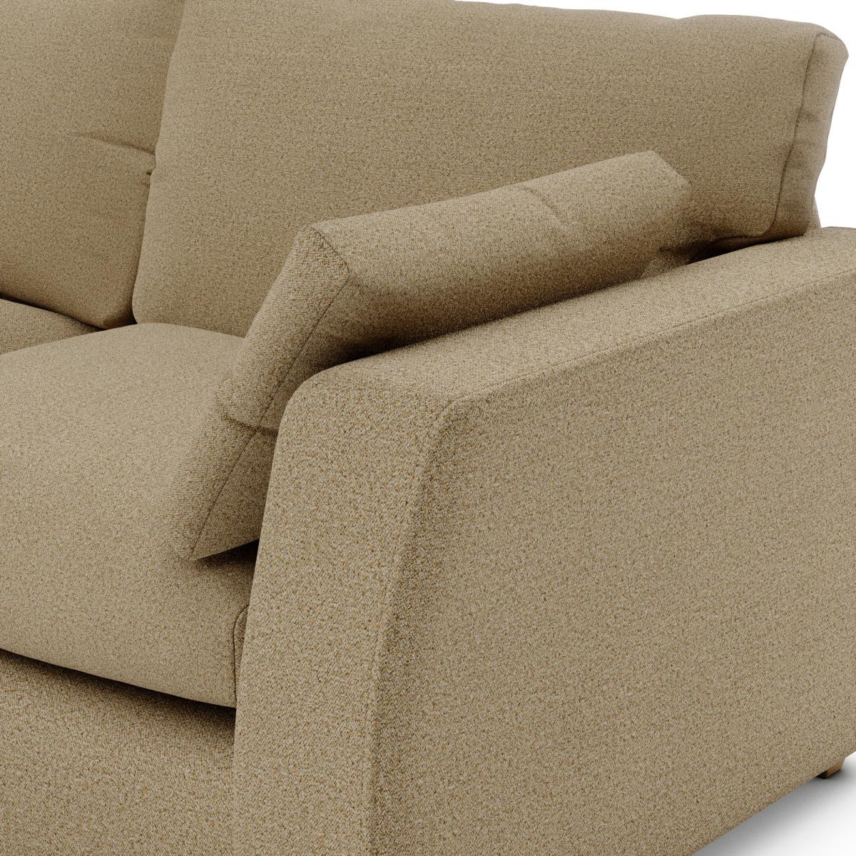 Blakeney Woolly Marl Corner Sofa Bed Cosy Marl Camel – image 9