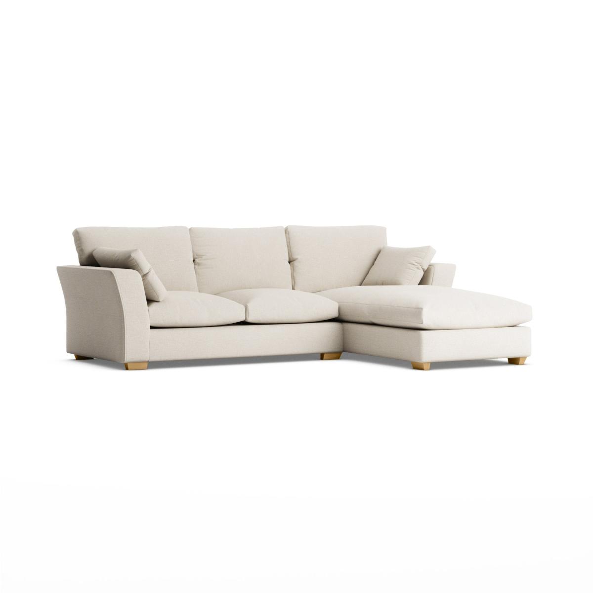 Blakeney Slub Cotton Corner Sofa Bed Slub Cotton Blend Sandstone – image 3