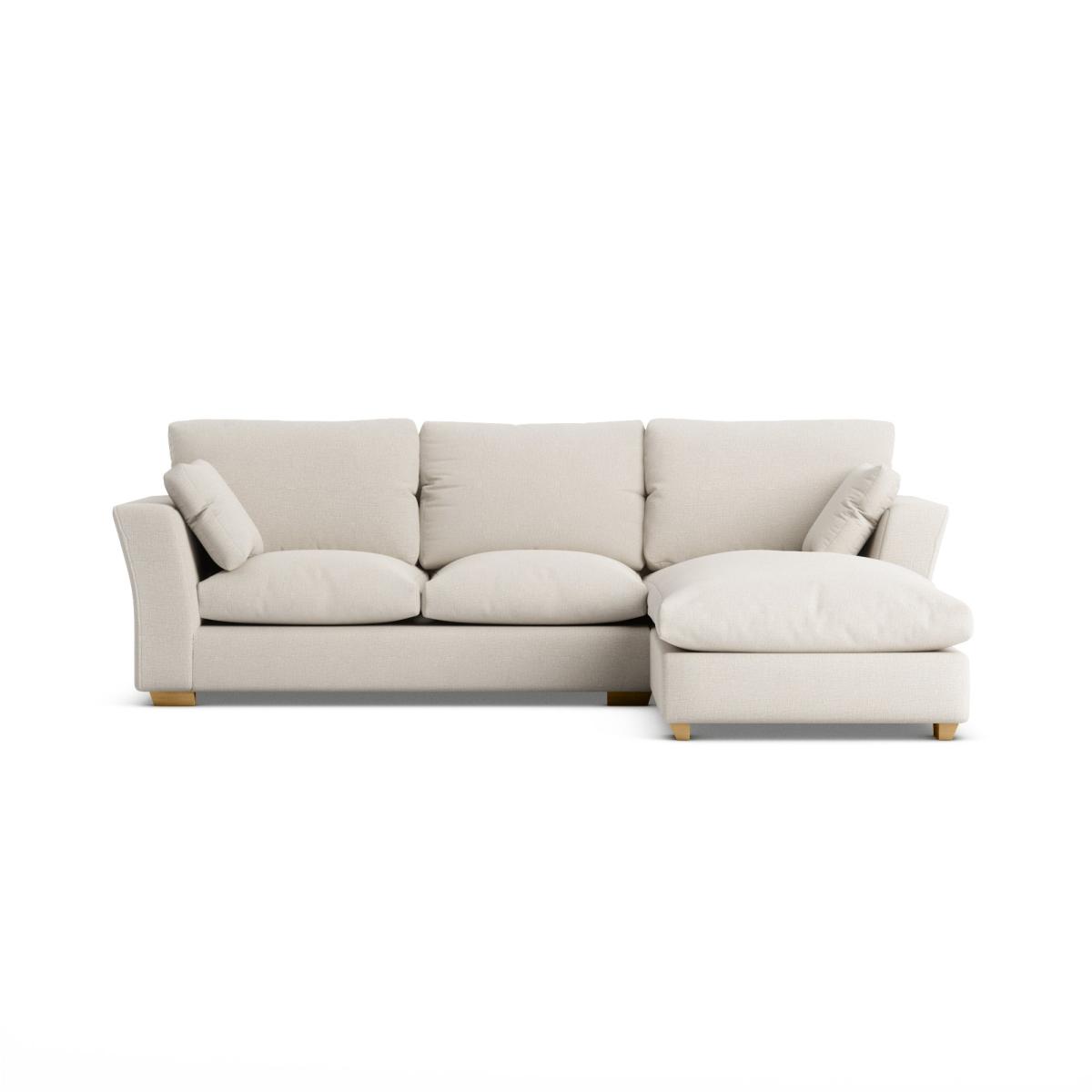 Blakeney Slub Cotton Corner Sofa Bed Slub Cotton Blend Sandstone – image 4