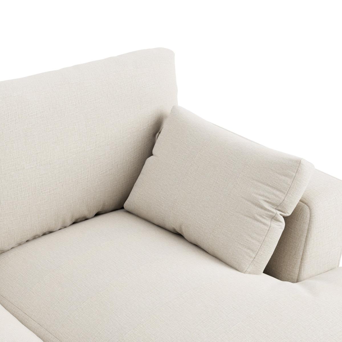 Blakeney Slub Cotton Corner Sofa Bed Slub Cotton Blend Sandstone – image 7