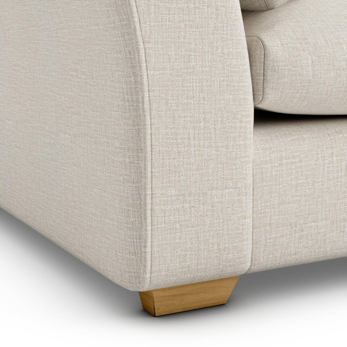 Blakeney Slub Cotton Corner Sofa Bed Slub Cotton Blend Sandstone – image 8