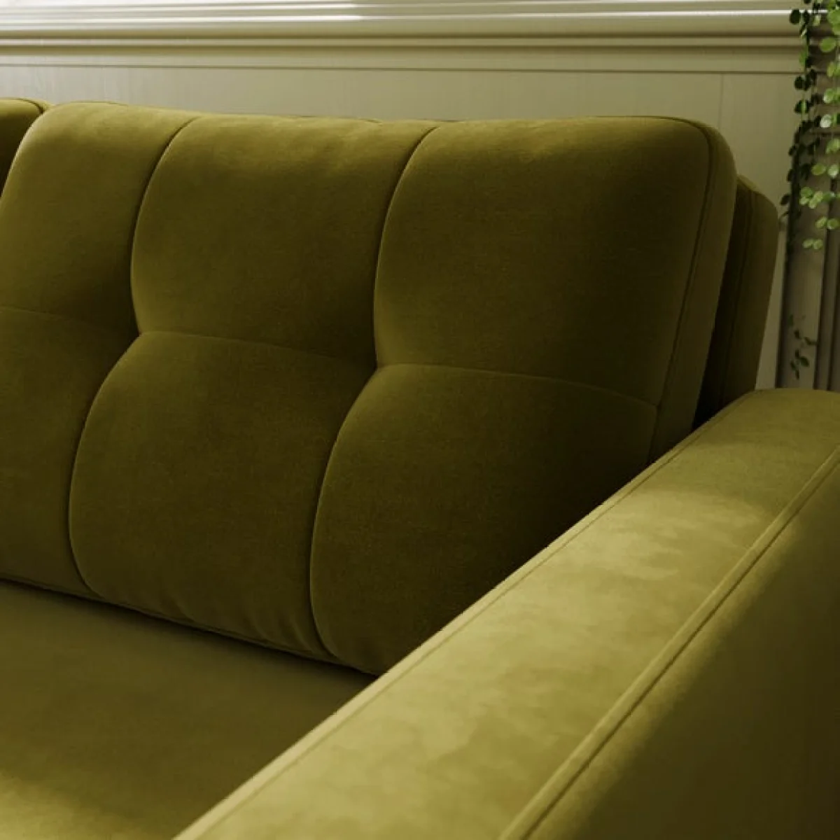 Barker Velvet 2 Seater Trundle Sofa Bed – image 3