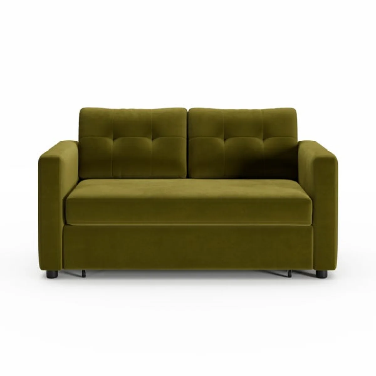 Barker Velvet 2 Seater Trundle Sofa Bed – image 6